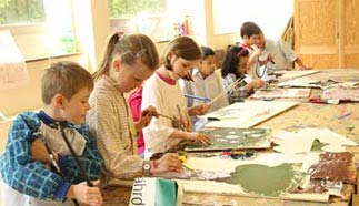 Kinder im Atelier